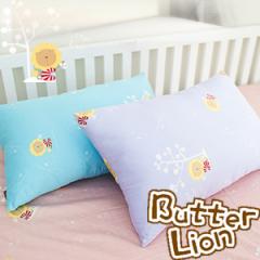 【奶油獅】正版授權~奶油獅-信封式標準枕通用純棉枕頭套(幻紫*2入)