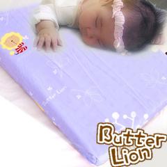 【奶油獅】馬來西亞天然乳膠嬰兒趴睡枕(幻紫)
