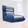 UNO【凱蕾絲帝】五段式-充棉胖胖亞曼尼和室椅-藍色(停售)