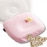 【奶油獅】馬來西亞天然乳膠新生嬰兒模塑造形圓枕(粉紅)