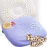 【奶油獅】馬來西亞天然乳膠新生嬰兒模塑造形圓枕(幻紫)
