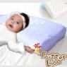 奶油獅-馬來西亞天然乳膠嬰兒仰睡側睡專用工學枕(幻紫)