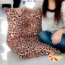 UNO【凱蕾絲帝】100年最新款~台灣製造時尚豹紋小和室椅(停售)